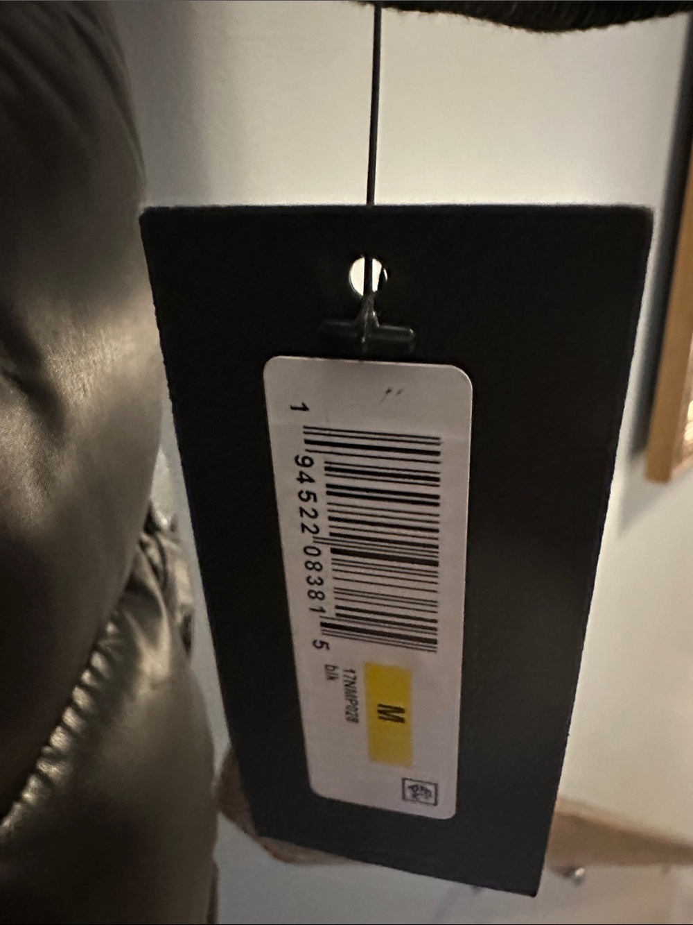 Calvin Klein Shiny Black Quilted Long Puffer Coat - Picture 2 of 5